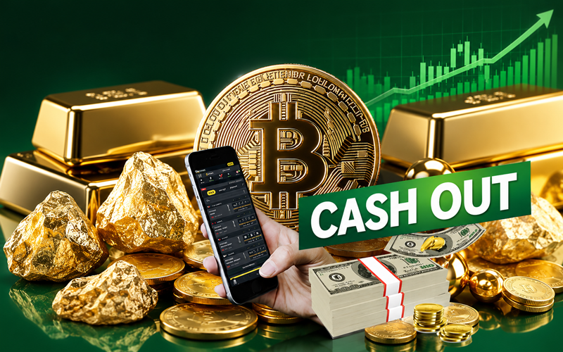 暗号資産および地金の現金化 / Crypto & Gold Bullion Cash-Out